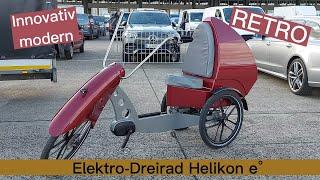 Kultiges Retro Bike   Elektro Dreirad HELIKON e - VELO Berlin