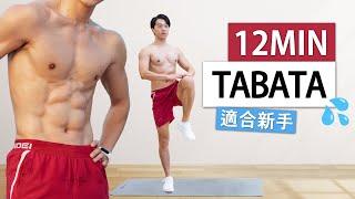 【初階】男女適用  12分TABATA燃脂運動  (新手居家訓練)
