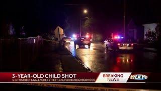 LMPD: 3-year-old, man hospitalized after shootings in California neighborhood