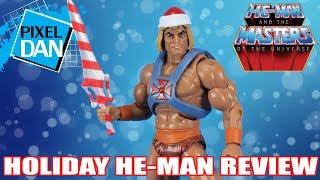 Holiday He Man Masters of the Universe Action Figure Video Review