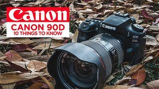 10 Things to Know About the Canon 90D DSLR Camera