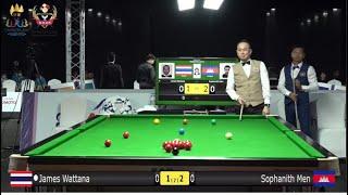 Sea game 2023 snooker Thailand ( James wattana) Vs Cambodia ( Men sophanith ) (Part 1)