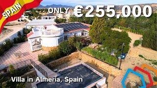 Villa for sale in Albox, Almeria, Spain | Villa Delphinium | 8x5m pool and 2 garages!