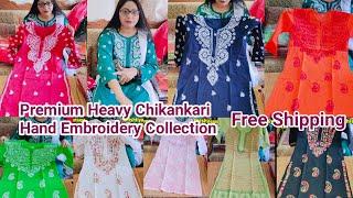 Summer Friendly Super Soft Cotton Chikankari kurta full Chikankari Embroidered। Chishtiya Creations