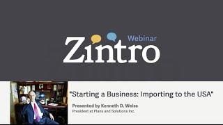 "Starting a Business: Importing to the USA"