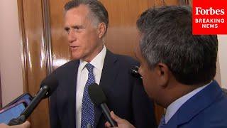 JUST IN: Mitt Romney Asked Point Blank Who He's Voting For In 2024