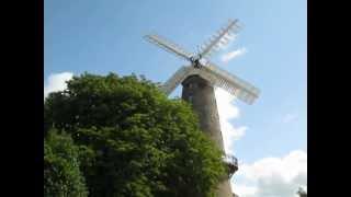 Sails turning at Moulton Windmill