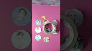 DIY Handmade BTS stickers #viral #short #crafts #tranding #arfa arts and crafts