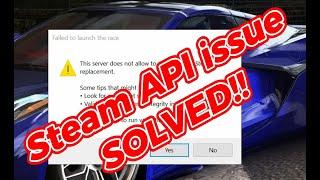 How To FIX Steam API Error | Assetto Corsa | Content Manager