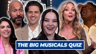 Dove Cameron & Aaron Tveit SMASH The Big Musicals Quiz | Schmigadoon