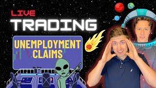 Live Trading Unemployment Claims | GOLD, USD, SPX500 & More!