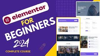 Elementor Tutorial for Beginners 2024 | Create Digital Company Website Using Elementor