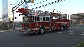 Fort Lee,NJ Fire Department Squad 6, FL3 & Ladder 1