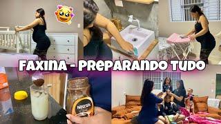 FAXINA NOTURNA - PREPARANDO O QUARTO PARA TRANSFORMAR - MUDEI TUDO DE LUGAR -