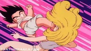 Kid Goku teaches Launch "Gender Equality" Dragon Ball(English-Dub)