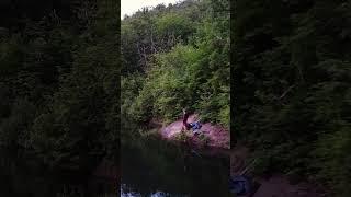 Горное озеро для рыбалки в Крыму #крым #рыбалка #carpfishing #карпфишинг #рыбалкавкрыму