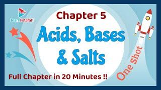 Class 7 Acid Base and Salts OneShot Full Chapter in 20 Minutes!! - LearnFatafat