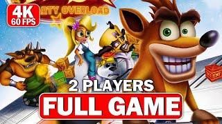 CRASH BASH Gameplay Walkthrough FULL GAME 201% 2 Players (4K 60FPS PS1) No Commentary