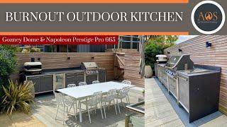 BURNOUT OUTDOOR KITCHEN | NAPOLEON PRESTIGE PRO 500 & GOZNEY DOME PIZZA OVEN