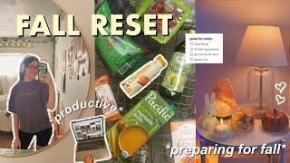 FALL RESET  shopping & decorating, self care, prep w/ me for fall!