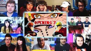 Naruto Shippuden Opening 7 | Reaction Mashup | Toumei Datta Sekai | 60FPS