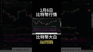 1月6日short 比特幣如期上漲再次貼近十萬，會上漲到哪裏？上車還有機會嗎？ #btc #以太坊 #eth #投資 #數字貨幣 #技術分析 #比特幣 #合約 #比特币