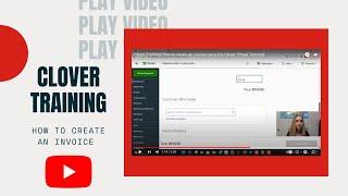 Clover POS Systems training: How to create an invoice using the Clover Virtual Terminal.