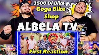 First Reaction: Goga Pasroori as Motorcycle Mechanic | Saleem Albela as a Costumer Video Albela Tv