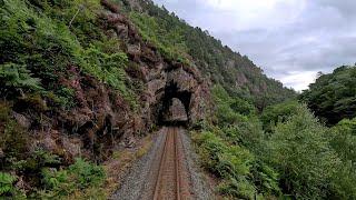 Driver's Eye View - Welsh Highland Railway (Rheilfford Eryri) - Beddgelert to Porthmadog.