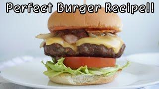 무조건 칭찬받는 수제 햄버거 만들기  패티 소스까지!! Perfect Burger Patty Recipe