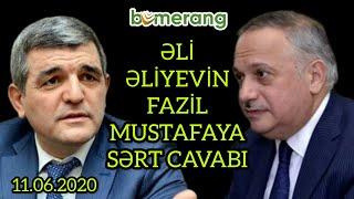 Fazil Mustafaya belə cavab verən olmamışdı-Əli Əliyev deputata yerini göstərdi @BumerangMediaTv