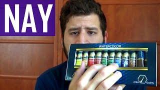 MyArtscape Watercolor 12 Tubes Set - Updated Review (Nay!)