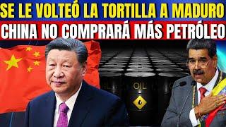 SE LE VOLTEÓ LA AREPA A MADURO ¡CHINA, PRINCIPAL COMPRADOR! NO COMPRARÁ MÁS PETROLEO AL RÉGIMEN.