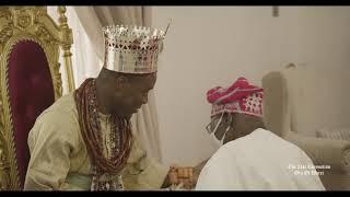 Ex President Chief Olusegun Obasanjo pays 21st Olu of Warri a courtesy visit