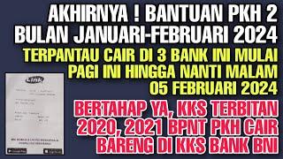 AKHIRNYA HARI INI 05 FEBRUARI 2024 KARTU KKS DARI BANK BNI TERBITAN 2020, 2021 MULAI CAIR PKHNYA