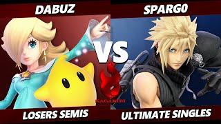 Kagaribi 10 Losers Semis - Dabuz (Rosalina) Vs. Spargo (Cloud) Smash Ultimate - SSBU