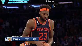 Mitchell Robinson is a BEAST: 11 offensive rebounds against Milwaukee!