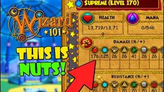 Wizard101 Level 170 Myth PvP: The ICE Wizard With 175% FIRE DAMAGE?!