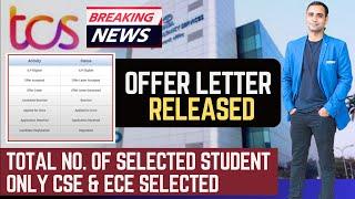 TCS Offer Letter Released | Accept Offer Letter Now | Total Selected Candidate