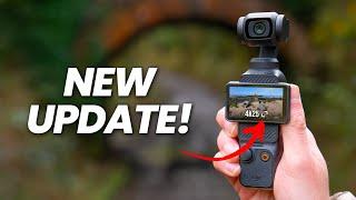 DJI Pocket 3 Just Got AMAZING NEW FEATURES! | Firmware Update