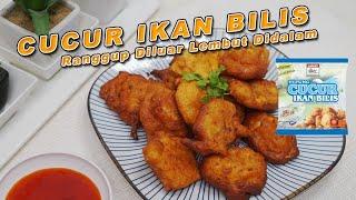 #ASMR Buat Cucur Ikan Bilis Guna Tepung ADABI Je! Sedap Dan Mudah | iCookAsia