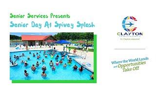 Clayton County: Senior Services Presents Senior Day At Spivey Splash