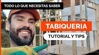 CÓMO HACER TABIQUES DE MADERA!  Todo lo que necesitas saber antes de empezar tu cabaña