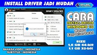 Cara Install Driver Windows 10 dengan WanDrv Easy Driver Pack
