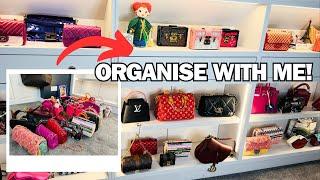 HOW TO STORE YOUR BAGS & ORGANISE MY HANDBAG COLLECTION WITH ME!
