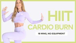 18 MIN HIIT Cardio Workout - BOOST YOUR MOOD, No Equipment