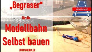 Elektrostatisch begrasen auf der Modellbahn für unter 10€ wie geht das?, Modelleisenbahn Bau