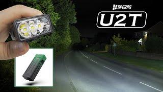 SPERAS U2T 5000 lumens bike light or flashlight! Type-C charging & power bank, 2-in-1 tac switch