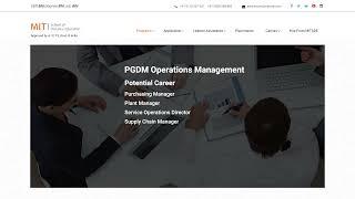 PGDM Operations Management