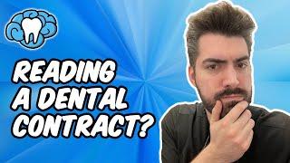 How to Read a Dental Contract | Mental Dental